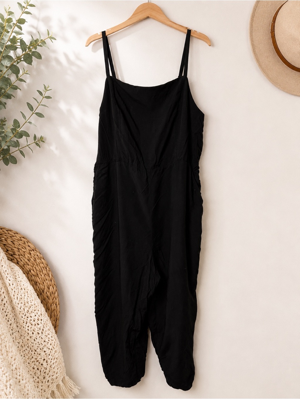 Old Navy Black Spaghetti-Strap Jumpsuit